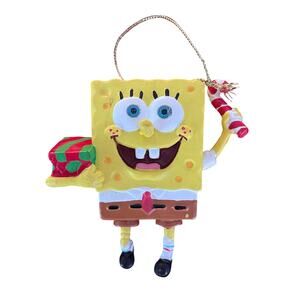 Vintage Nickelodeon 2002 SpongeBob Squarepants Candy Cane~Gift Ornament